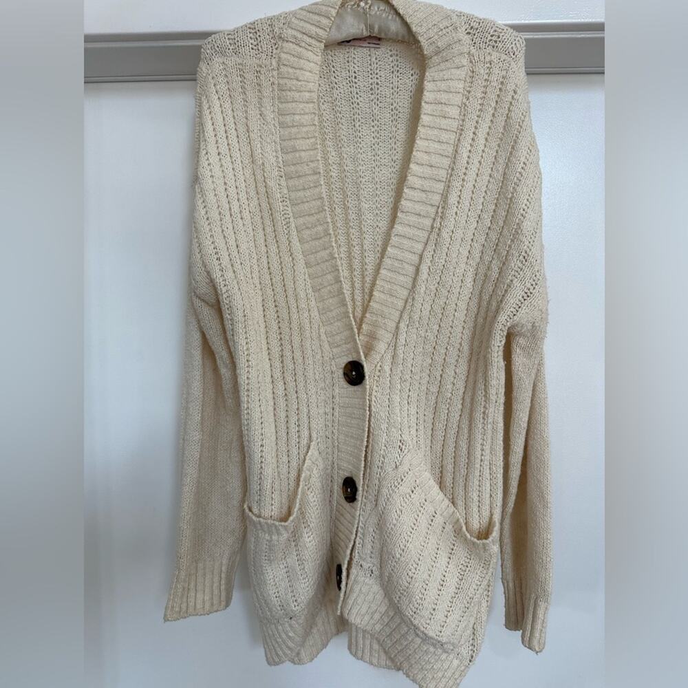 EUC SO Loose Knit Oversized Cadigan